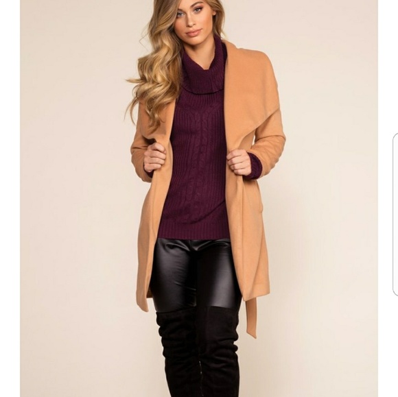 BARDOT Plum Knit Sweater - Picture 3 of 7